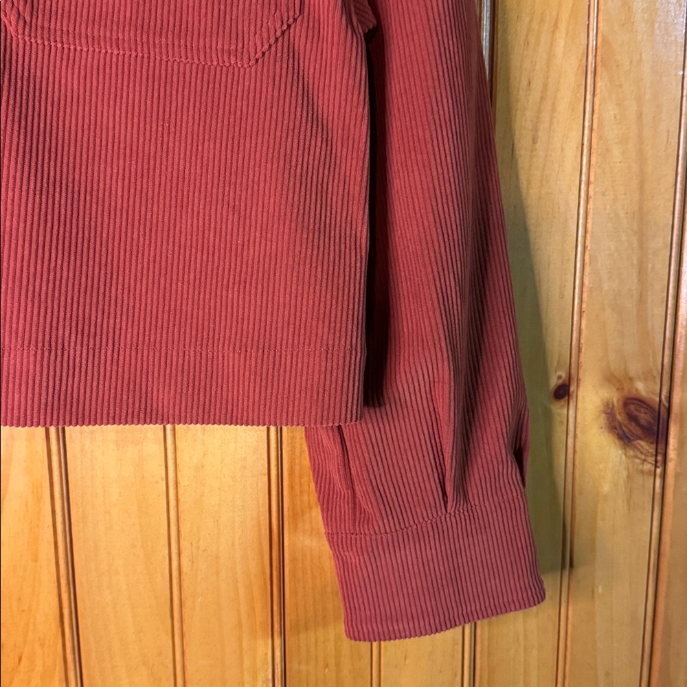 Avec Les Filles from Nordstroms Rust Corduroy Shacket - Picture 5 of 6